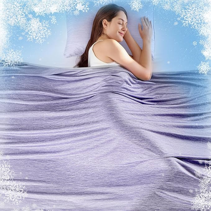 KMUSET Cooling Blanket King Size, Double Sided Summer Cooling Blankets by COZYBLANKETHappyHomeLife