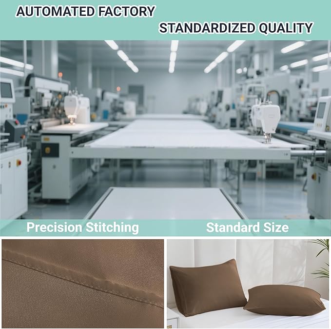 ZPECC Pillow Cases Standard Size Set of 12, 20x26 Envelope Closure Pillowcases - Image 4