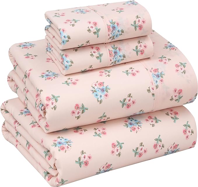 RUVANTI 100% Cotton Sheets – King Size Percale Bedding, Cooling & Breathable by Ruvanti