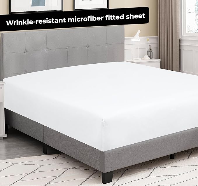 Royale Linens Fitted Sheet Twin - Image 8