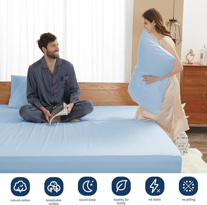 Sunflower California King Fitted Sheet, 1-Piece Extra Deep Pocket Fitted Bottom - Image 5