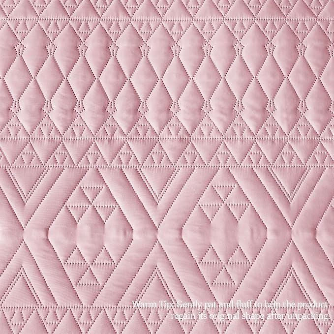 akkialla Full/Queen Quilt Set, Boho Geometric Pattern, Soft All-Season Bedding - Image 8