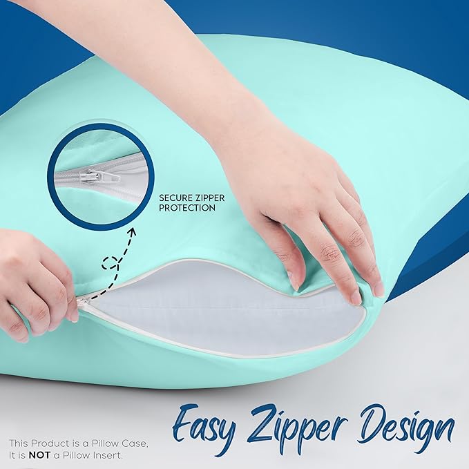 Utopia Bedding Premium 100% Waterproof Pillow Protectors - Image 5