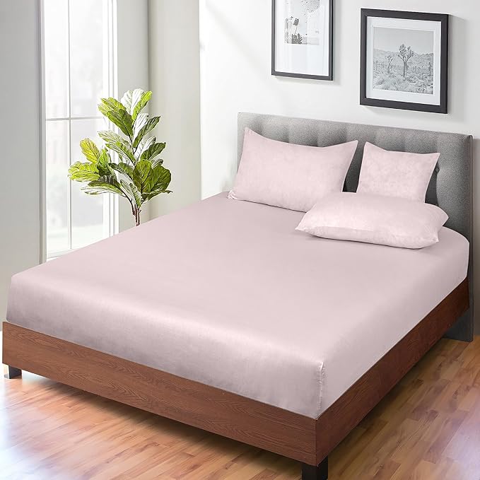 ROYALE LINENS 300 Thread Count 100% Long Staple Combed Cotton Fitted Sheet King - Image 8