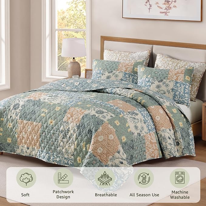 CASAAGUSTO King Size Quilt Set - Image 3