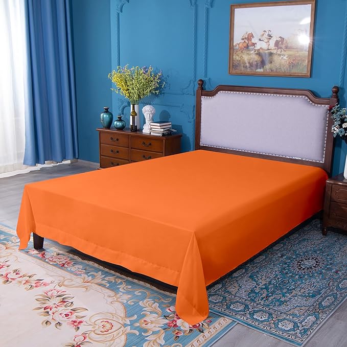 NTBAY Twin Extra-Long Flat Sheet Only - Image 5