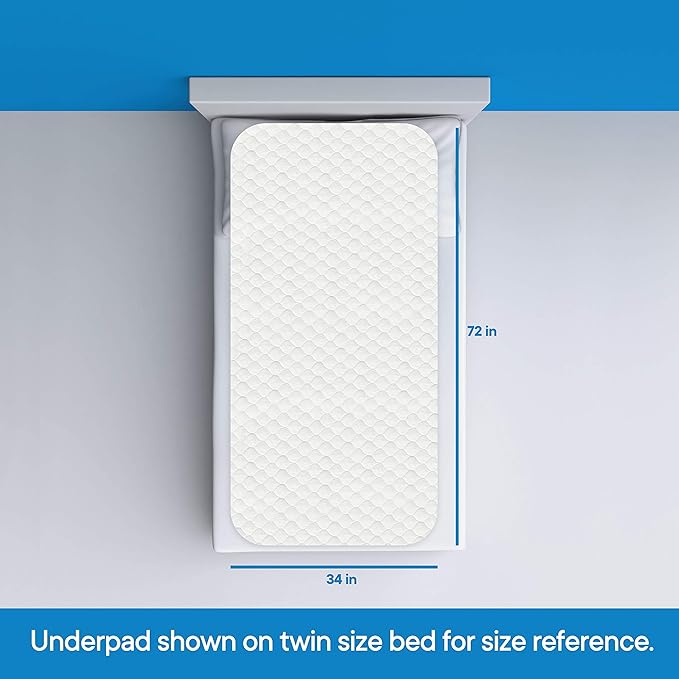 RMS Ultra Soft 4-Layer Washable and Reusable Incontinence Bed Pad - Image 3