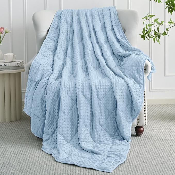 Mr. Sandman Weighted Blanket for Adults Queen Size 20 lbs, Soft Cooling Heavy - Image 8