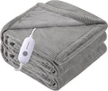 Electric Heated Blanket Throw Size 50"x60", Ultra-Soft Heating Blanket by Soypipo