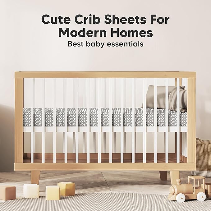 KeaBabies 2-Pack Organic Crib Sheets - Image 8