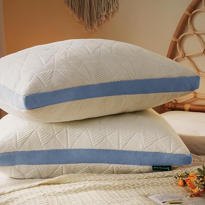 BETU Cooling Pillow Queen Size, Shredded Memory Foam Cool Pillow - Image 7