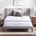 Lucid 3 Inch Lavender Memory Foam Mattress Topper, Full Size – Essential Oil by Lucid