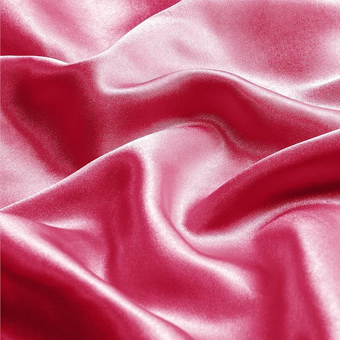 BEDELITE Satin Body Pillow Cover, Super Soft and Cooling Body Pillow Pillowcase - Image 3