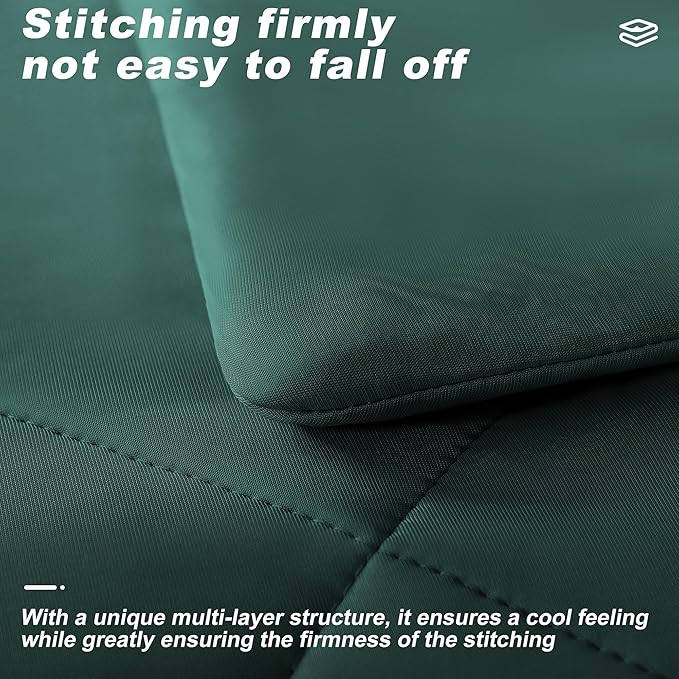 Cooling Comforter Queen Size, Double-Sided Cold Tech Quilted Bed Comforters - Image 4