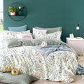LEMIROE Floral Cotton Comforter Twin Size by LEMIROEBEDDING