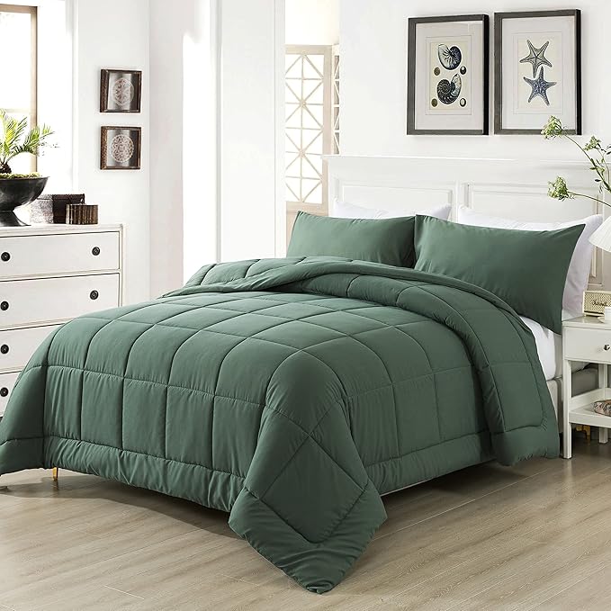 DOWNCOOL Queen Comforter Set -All Season Bedding Comforters Sets - Image 2