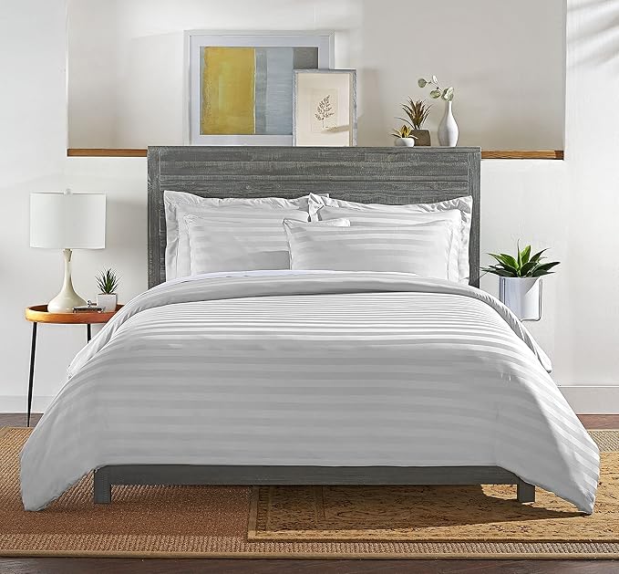 Pure Bamboo King Duvet Cover, 3 Piece Set, Genuine 100% Organic Viscose Derived - Image 3