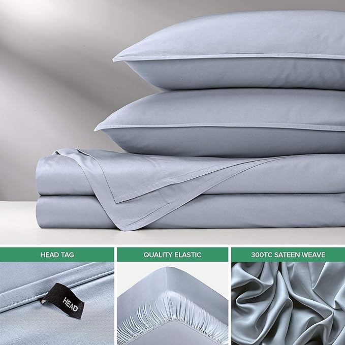 Pure Bamboo King Sheets, Genuine 100% Organic Viscose Derived from Bamboo Bed - Image 6