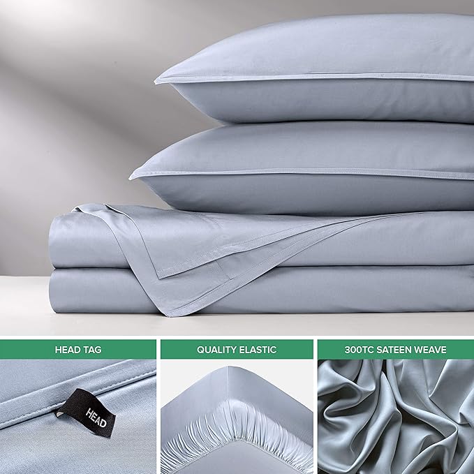 Pure Bamboo Queen Sheets, Genuine 100% Organic Viscose Derived from Bamboo Bed - Image 6