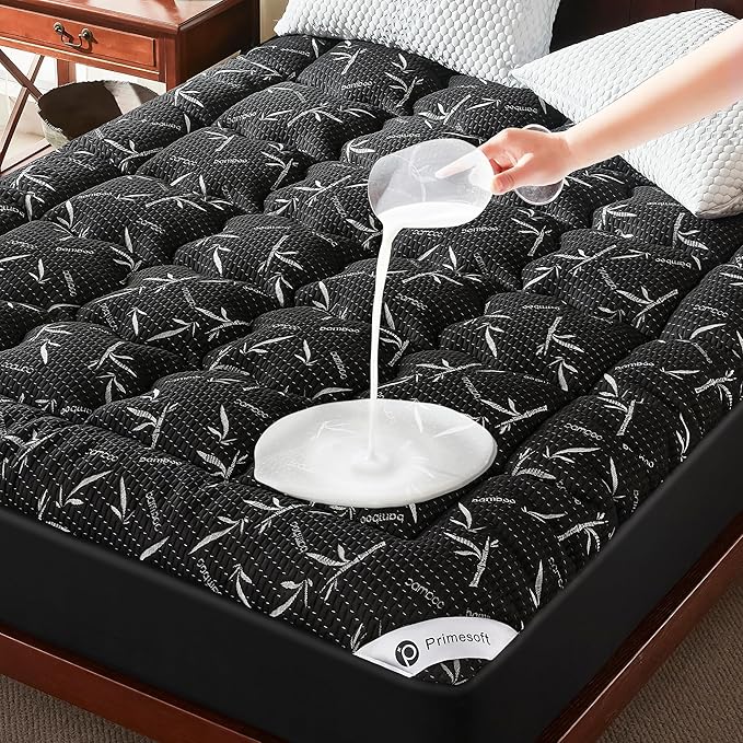 PRIMESOFT 100% WaterprooTwin Size Mattress Topper, Thick Pillow Top Mattress by Primesoft