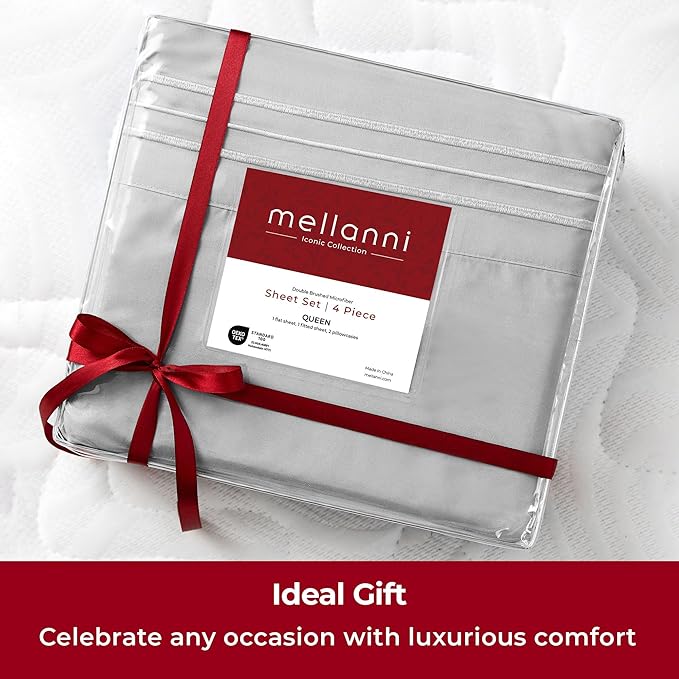 Mellanni Extra Deep Split King Sheets - Image 9
