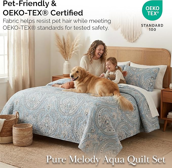 Southshore Fine Living, Inc. Oversized Quilt King Size Bedding Set, Lightweight - Image 5
