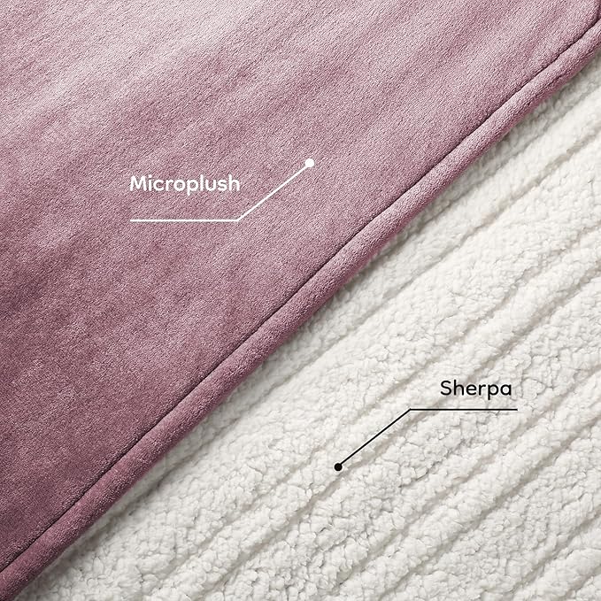 LaffyLo Electric Heated Blanket Queen Size 84 x 90, Dual Control, Fast Heating - Image 3