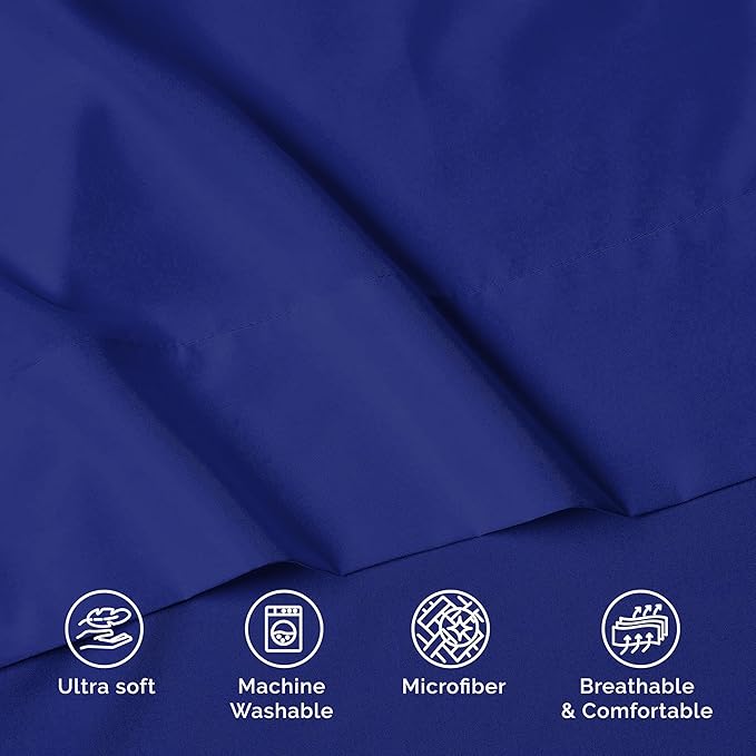 Elegant Comfort Wrinkle-Free 1500 Premier Hotel Quality 1-Piece Flat Sheet - Image 7
