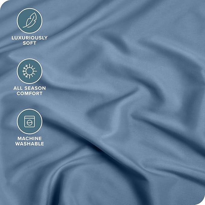 Bare Home Fitted Bottom Sheet King Size - Image 2