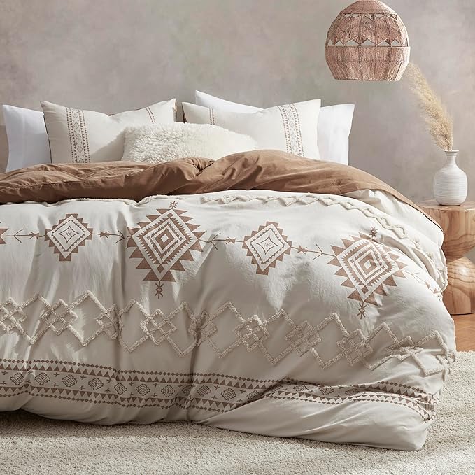 Oli Anderson Boho Duvet Cover Set Queen Size, Durable and Super Soft Duvet by OliAnderson