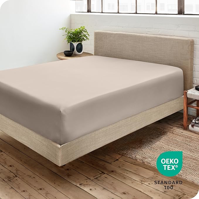 Bare Home Fitted Bottom Sheet King Size - Image 4