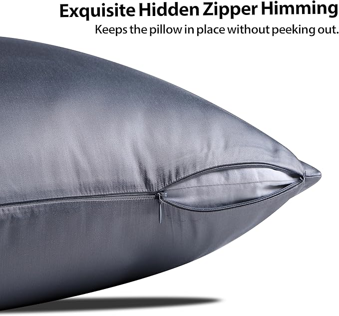 Body Cooling Pillow Case, Viscose Derived from Bamboo Long Pillow Protectors - Image 3