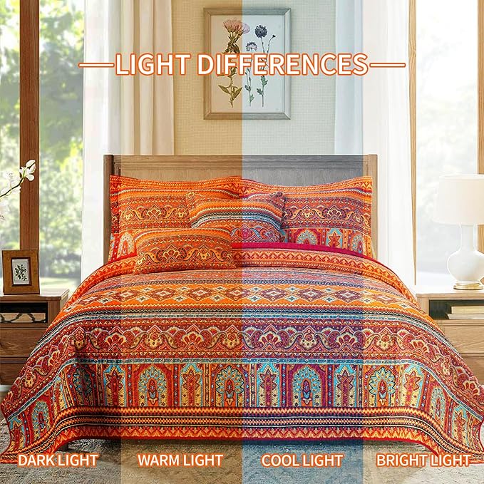 BEDIFANY Cotton King Size Quilt Set - Image 6