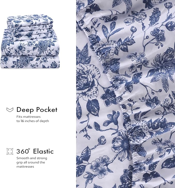 RUVANTI 4 Pcs Cotton Sheets - Image 6