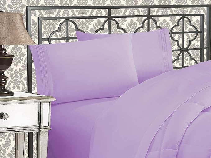 Elegant Comfort Luxurious 1500 Premium Hotel Quality Microfiber Three Line - Image 2