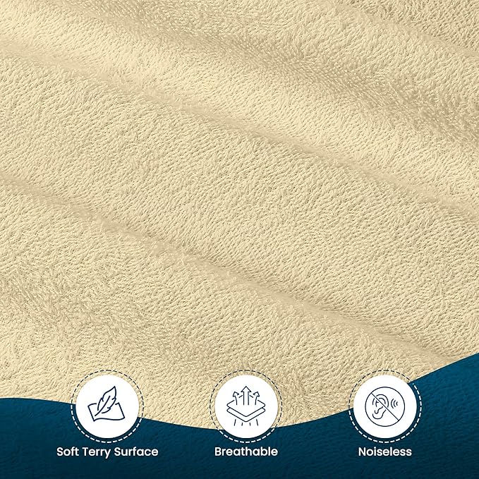 Queen Size Mattress Protector Waterproof, Premium 200 GSM Terry Mattress Cover - Image 8