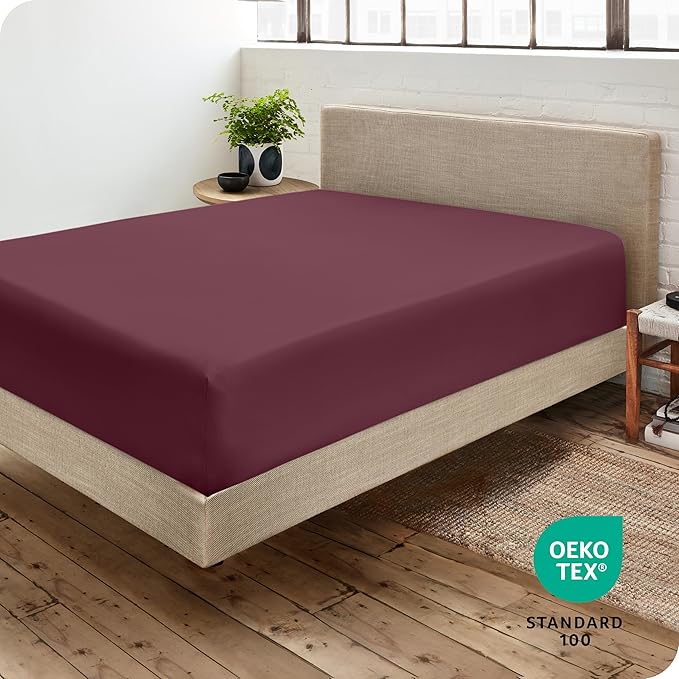 Bare Home Fitted Bottom Sheet Full Size - Image 4