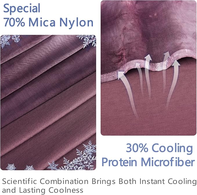 Topcee Cooling Blanket for Hot Sleepers, Absorbs Heat to Keep Body Cool for - Image 3