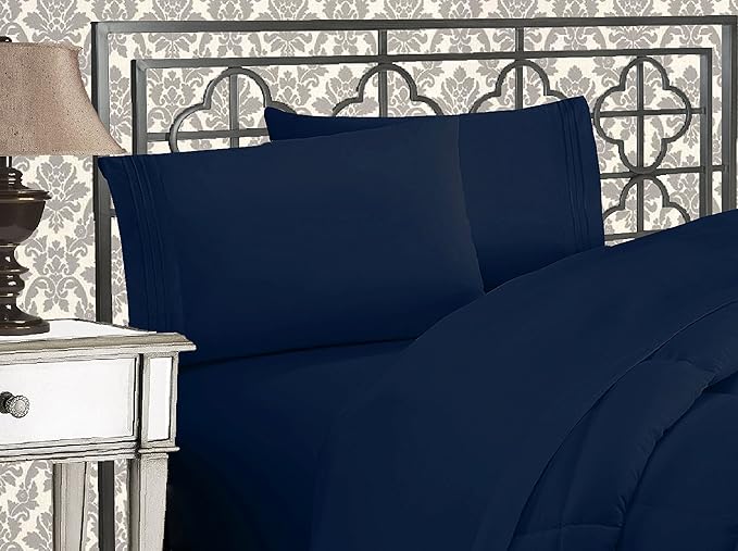 Elegant Comfort Luxurious 1500 Premium Hotel Quality Microfiber Three Line - Image 2
