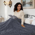 Electric Heated Blanket Full Size 72"x84", Ultra Soft Sherpa Fleece, 9 Heat by Soypipo
