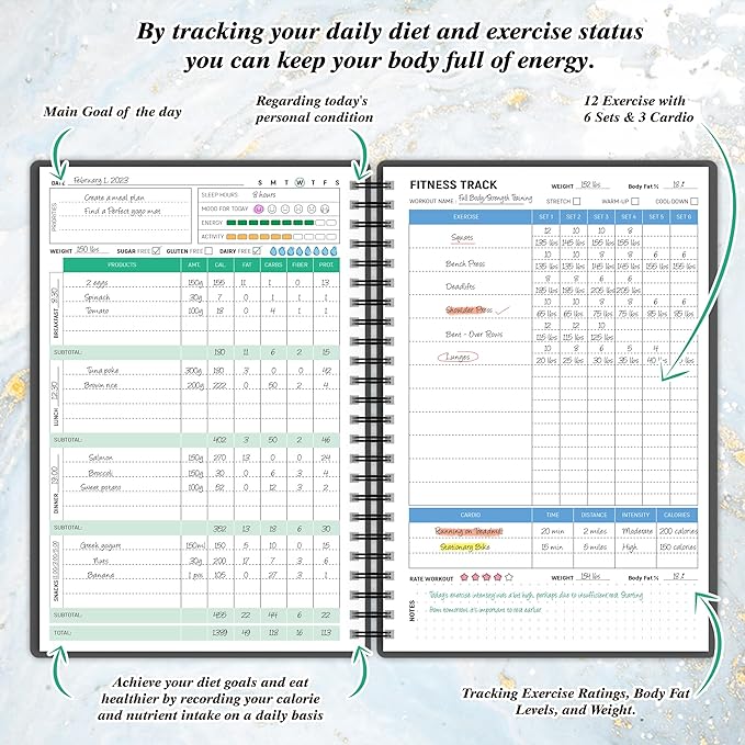 Wellness Planner & Fitness Log - Image 3