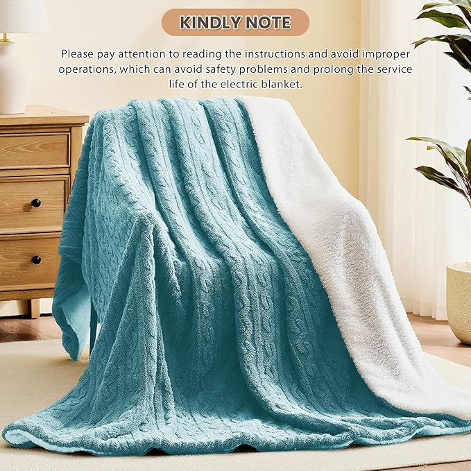 Homemate Electric Heated Blanket Queen - Image 7
