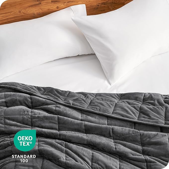 Bare Home Weighted Blanket King Size 30lb - Image 7
