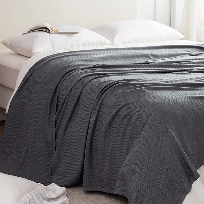 AmyHomie Cooling Blanket King Size, 100% Rayon Derived from Bamboo, Cool Summer - Image 7