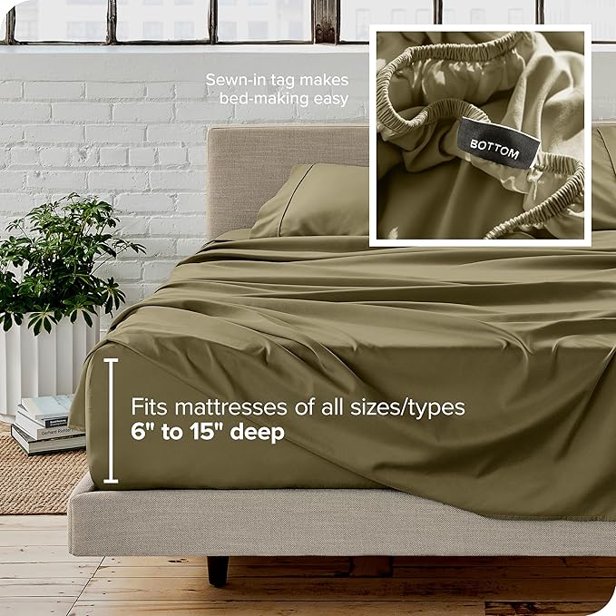 Bare Home Split King Sheet Set - Image 6