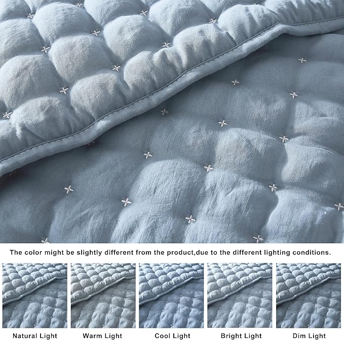 WDCOZY Queen Size Quilts Bedding Sets - Image 2
