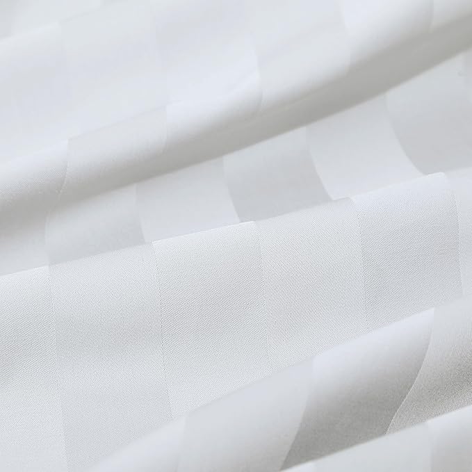 100% Egyptian Cotton Fitted Sheet Full Size, 600 Thread Count, Single Fitted - Image 7