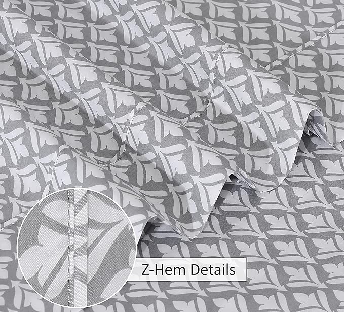 RUVANTI 100% Cotton Sheets – Twin Size Percale Bedding, Cooling & Breathable - Image 4