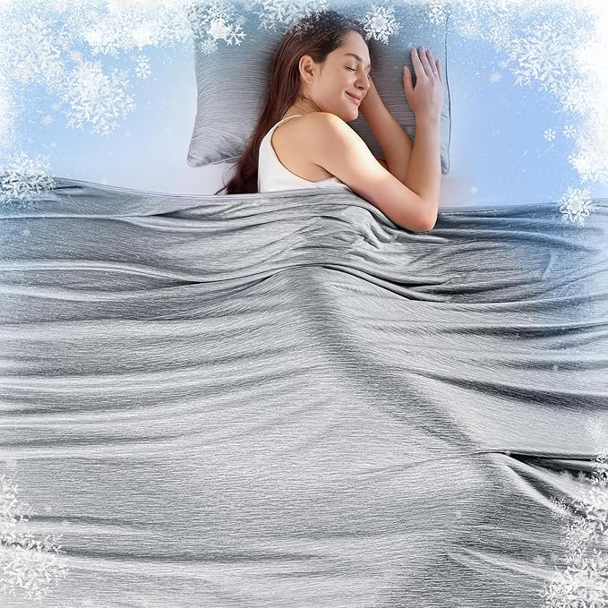 KMUSET Cooling Blanket, Double Sided Summer Cooling Blankets by COZYBLANKETHappyHomeLife