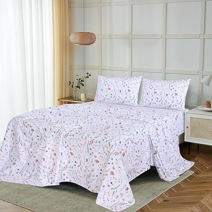RUVANTI 100% Cotton Sheets – Twin XL Size Percale Bedding, Cooling & Breathable - Image 9